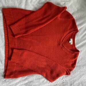 Studio Works Petite Pumpkin Orange Sweater